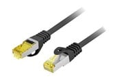 Nettverkskabel - Lanberg patch cable - black RAL 9004 - Svart - PCF6A-10CU-0025-BK