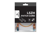 Nettverkskabel - Gembird Cablexpert patch cable - orange - Oransje - PP6A-LSZHCU-O-0.25M