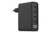 Mobil - Adaptere og ladere - Gembird power adapter - 3 x USB-C USB Type A - 100 watt - TA-UC-PDQC100LCD-01-BK