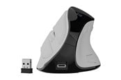 Mus - Natec EUPHONIE PRO - vertical mouse - 2.4 GHz Bluetooth 5.0 USB - white - Vertical mouse - Optisk - 9 - Hvit - NMY-2378