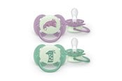 Babyutstyr - Philips Avent Pacifier ultra soft Nighttime - SCF094/04