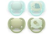 Babyutstyr - Philips Avent Pacifier ultra soft dag og nat - SCF094/09