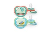 Babyutstyr - Philips Avent Ultra Air Nighttime SCF376 - pacifier set - 2 pcs - SCF376/28