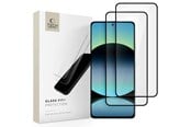 Mobil - Beskyttelsesglass - Tech-Protect Glass Fit +2-Pack Tempered Glass for Xiaomi Redmi Note 14 4G / 5G - Black - 5906302361281