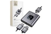 USB-hub - Tech-Protect HB07 HUB Adapter 2in1 HDMI 4K 60HZ - Grey USB-hub - 3 porter - Grå - 5906302360949
