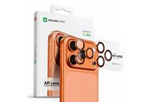 Mobil - Beskyttelsesglass - AmazingThing Lens Glass for iPhone 17 Pro / Pro Max - with Orange Frame - IP17CAM3OGLA