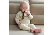 Babyutstyr - Akuku The soother band with clip LEAFS - A0583