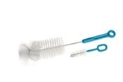 Babyutstyr - Akuku Bottles cups and teats brush set BLUE - A0570