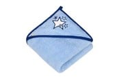 Babyutstyr - Akuku Baby hooded towel 100x100 cm / blue - A0663