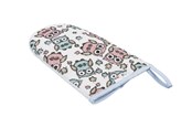 Babyutstyr - Akuku Washing glove terry with PU sponge OWLS - A1144