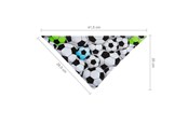 Babyutstyr - Akuku Baby bandana (1 pc) snap fastener FOOTBALL - A1504