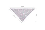 Babyutstyr - Akuku Baby bandana (1 pc) snap fastener HEARTS - A1505