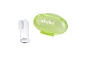 Babyutstyr - Akuku Silicone toothbrush and gums massager in case - A0264