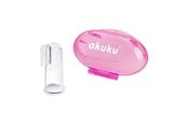 Babyutstyr - Akuku Silicone toothbrush and gums massager in case - A0265