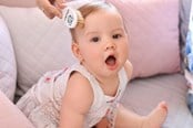 Babyutstyr - Akuku Comb and brush with natural soft bristle - A0307