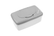 Babyutstyr - Akuku Box for water wipes grey/white - A0532