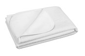 Babyutstyr - Akuku Waterproof bed pad terry 40 x 90 cm WHITE - A1288