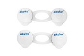 Babyutstyr - Akuku Safety lock (2pcs) / white - A0648