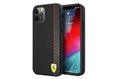 Mobil - Deksel og etui - Ferrari FESAXHCP12LBK iPhone 12 Pro Max Carbon Stripe - Black - 3700740499443