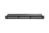 Kabinett tilbehør (kjølepasta mv.) - Lindy patch panel - 1U - 19" - 25990