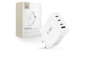 Mobil - Adaptere og ladere - Tech-Protect NC140W-GAN 4-Ports 140W AC Charger - White - 5906302335947