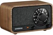 DAB, nettverks- og klokkeradio - Sangean WR-8 AM/FM/Bluetooth Radio Vintage Walnut - AM/FM - Mono - Valnøtt - A500545