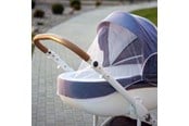 Babyutstyr - Akuku Mosquito net for stroller WHITE - A0445