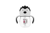 Babyutstyr - Akuku Non-spill training cup with weighted straw GREY - A0034
