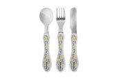 Babyutstyr - Akuku Stainless steel cutlery set: fork spoon knife - A0103