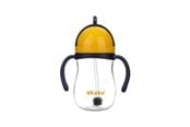 Babyutstyr - Akuku Non-spill cup with weighted straw NAVY BLUE/YELLOW - A0165