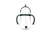 Babyutstyr - Akuku Non-spill cup with weighted straw BLUE/GREY - A0166