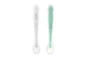 Babyutstyr - Akuku Soft silicone spoon WHITE - A0417