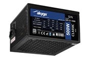 Strømforsyning (PSU) - Akyga Classic Series AK-C1-500 - power supply - 500 Wh Strømforsyning (PSU) - 500 Watt - 120 mm - ATX 2.31 - 80 Plus White sertifisert - AK-C1-500