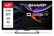 Flatskjerm-TV - Sharp 43" Flatskjerm-TV LED 4K 43HR7265E 43" LED-backlit LCD TV - QLED - 4K - 43HR7265E