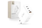 Mobil - Adaptere og ladere - Tech-Protect NC240W-GaN 4-Ports 240W AC Charger - White - 5906302352371