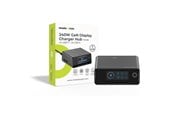 Mobil - Adaptere og ladere - Mobile Origin 240W GaN Display Charger Hub PW39 - 4x USB-C + 2x USB-A - MO-240WDCH-PW39