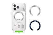 Mobil - Andre tilbehør - Tech-Protect MMP-210 MagSafe 2-Pack Magnetic Ring - Silver / Navy Blue - 5906302352555