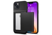 Mobil - Deksel og etui - Spigen Slim Armor CS Case for iPhone 14 Plus - Black - 21238-0