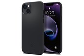 Mobil - Deksel og etui - Spigen Silicone Fit Mag Case with MagSafe for iPhone 14 Plus - Black - 21223-0