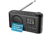 DAB, nettverks- og klokkeradio - Majority Orwell Pro 2026 Portable DAB Radio - Black - 1000003165