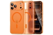Mobil - Deksel og etui - Tech-Protect Magslim MagSafe Case for iPhone 17 Pro - Orange - 5906302352562