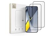 Mobil - Beskyttelsesglass - Tech-Protect Glass Fit+ 2-pack for Xiaomi Poco F8 Pro - Black - 5906302352678