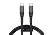 USB - Tech-Protect Ultraboost UB11T USB-C / USB-C PD 240W / QC3.0 100 cm Cable - Black - 5906302353125