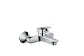 Blandebatterier og beslag - Hansgrohe logis single lever basin mixer for wall chrome - 71225000