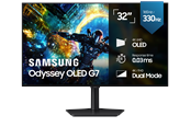 Skjerm - 32" Samsung Odyssey OLED G7 G73SH 4K UHD 165Hz / FHD 330Hz - LS32HG732SUXEN