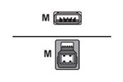 USB - Alcasa electronik Good Connections - USB cable - USB Type A to USB Type B - 3 m - 2710-S03