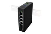 Switch/splitter - Lanberg - switch - 4 ports - unmanaged - rack-mountable - ILGE-4P-2S-90