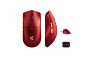 Mus - MCHOSE K7 Ultra Lightweight Wireless (Iron Red) - Gaming mus - Optisk - 5 knapper - Rød - HW-K7-12