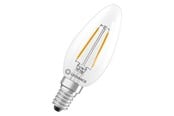 LED-lyspære - Osram LED-lyspære candle filament 250lm 1.8W/827 (25W) E14 - 4099854466298