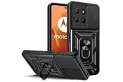 Mobil - Deksel og etui - Tech-Protect CamShield Pro Case for Motorola Moto G15 - Black - 5906302361250